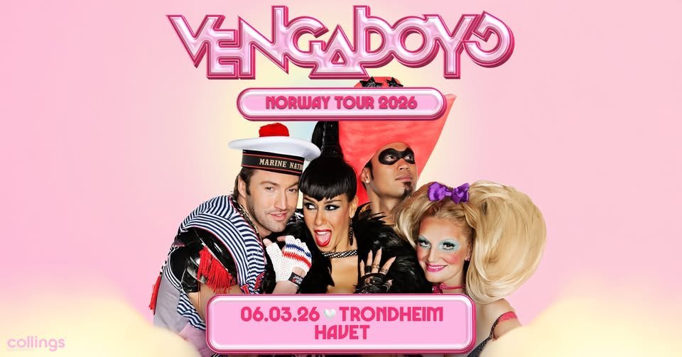 May be pop art of 3 people and text that says "NORWAY NORWAYTOUR2026 TOUR 2026 MARINE NATM collings 06.03.26 06.03.26TRONDHEIM TRONDHEIM HAET"