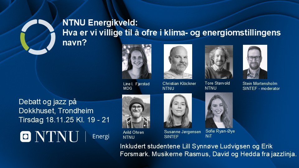 Hva er vi villige til   å ofre i klima- og energiomstillingens navn? 