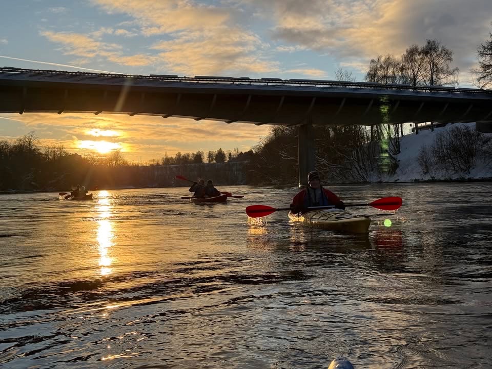 kayaking in Nidelva