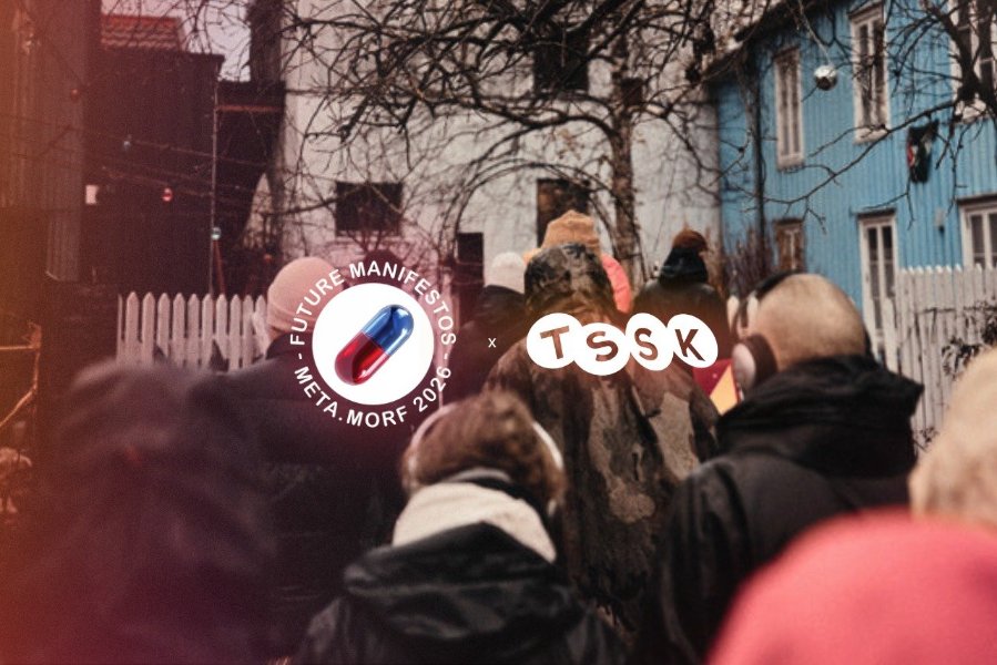 May be an image of ‎one or more people, crowd, street and ‎text that says '‎FUTURE MANIF እግህዶርቲ SREDANIESN MANIFESTOS FESTOS ESTOS TSSK ل E MORF META.MORF 2026 2026‎'‎‎