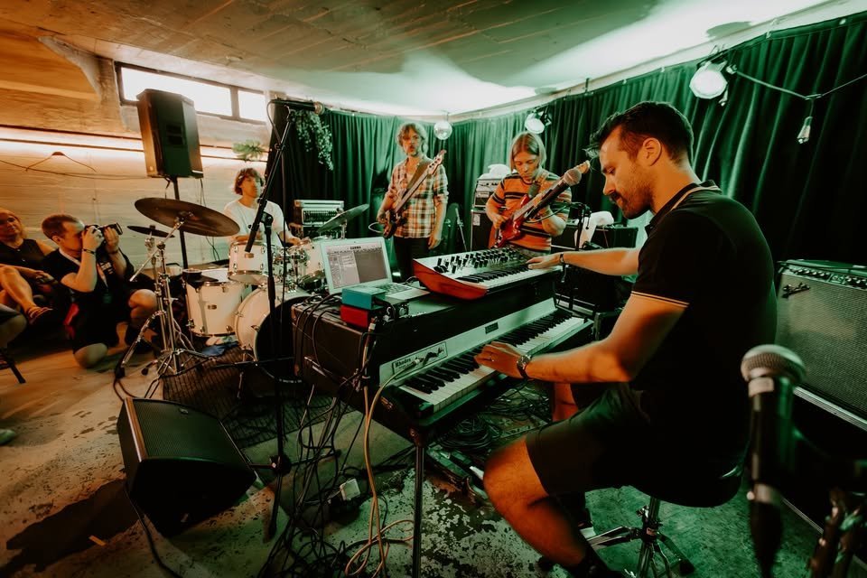 May be an image of piano, saxophone and accordion