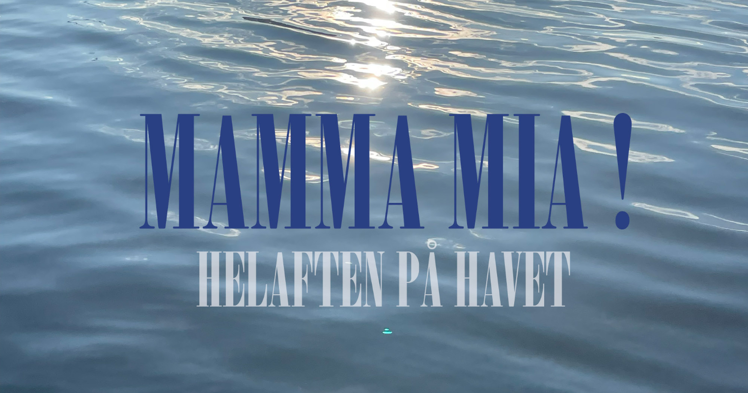 May be an image of body of water and text that says "HELAFTEN TEN PÃ HAVET"