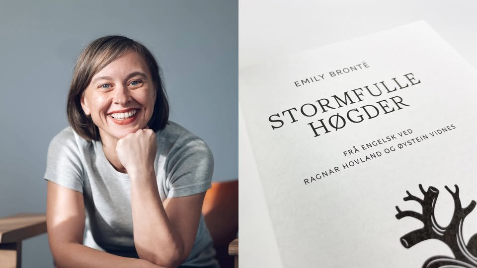 May be an image of text that says 'BRONTE EMILY HOGDER ENGELSK STORMFULLE VIDNES FRĂ HOVLAND OG AENGELSKVED VED OYSTEIN RAGNAR'