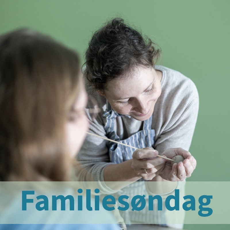 Familiesøndag i verkstedet – kreativt kurs for voksne og barn