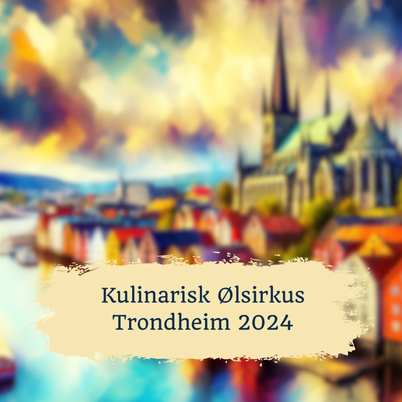 May be an image of Bran Castle and text that says 'Kulinarisk Olsirkus Trondheim 2024'