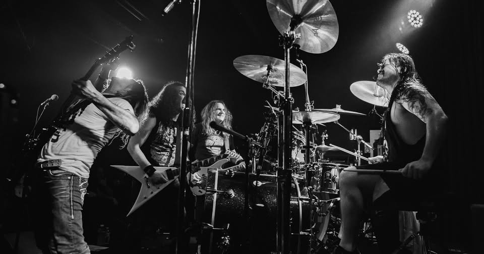May be a black-and-white image of cymbal