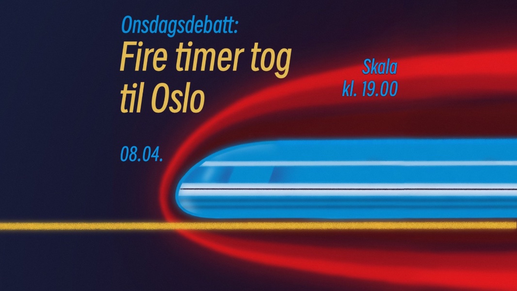 Onsdagsdebatt: 4 timer togtur til Oslo
