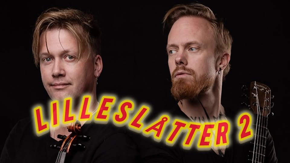 May be an image of 2 people, guitar and text that says 'LILLESL LILLESLATTER TTER 2'