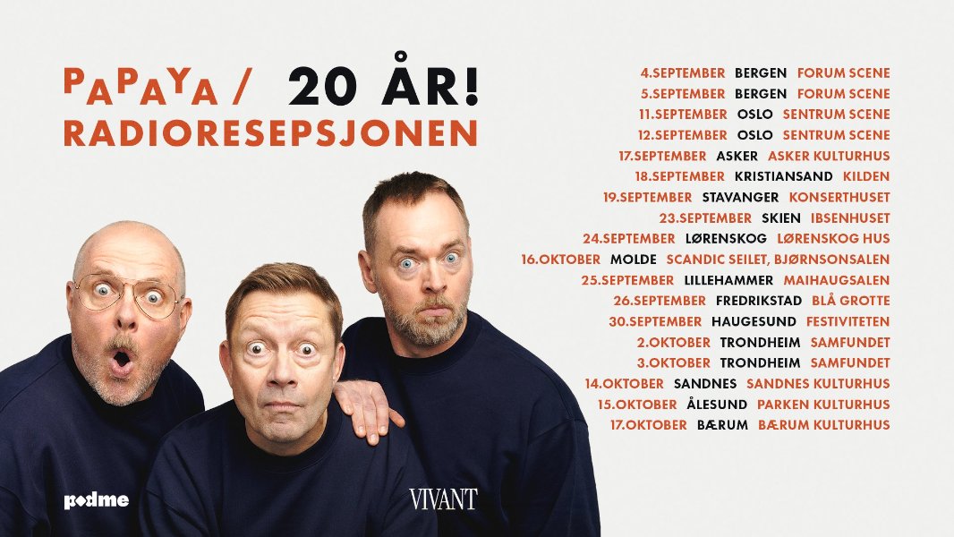 Papaya / Radioresepsjonen 20 år