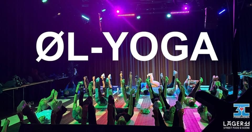 May be an image of dancing, yoga and text that says '............ ..........** OL-YO -YOGA 30 FOSSEGRENDA LAGER11 STREET STREETFOOD&SCENE ΕΕT FOOD SCENE TREET'