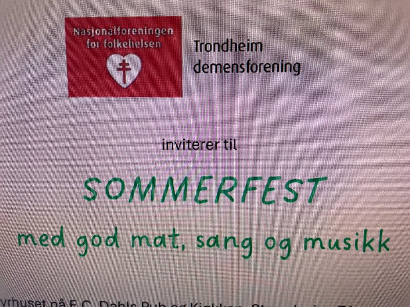 Demensforeningens SOMMERFEST