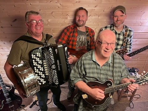 May be an image of guitar, accordion and violin