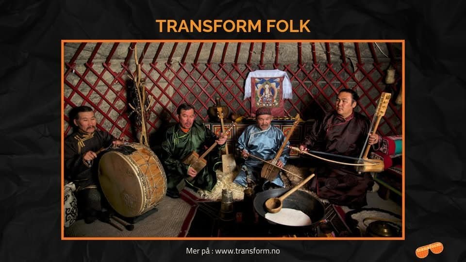 May be an image of musical instrument and text that says "TRANSFORM FOLK Merpa:www.transform.no pả: Mer ន្ធាិតនោ"