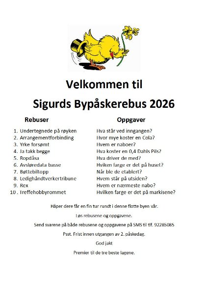 Sigurds Bypåskerebus 2026