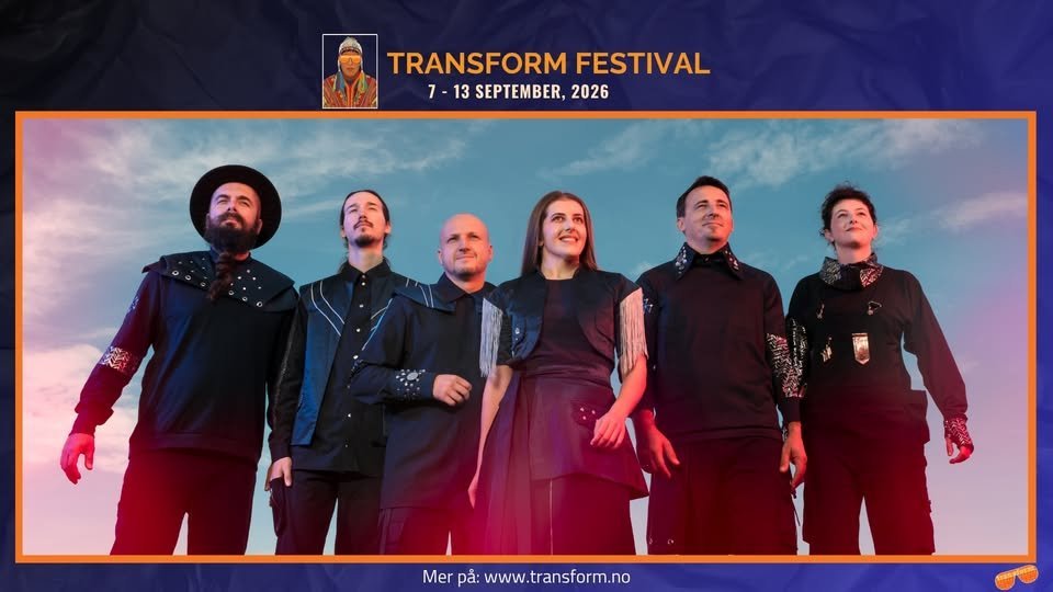 May be an image of text that says 'TRANSFORM FESTIVAL 7- -13SEPTEMBER,202 7-13 13 SEPTEMBER, 2026 Mer pắ: www.transform.no www.t'