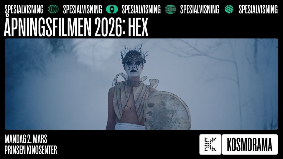 Åpningsfilmen på Kosmorama - HEX