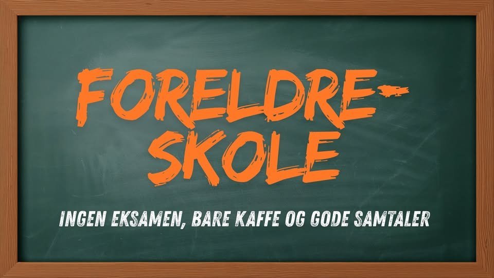 May be an image of text that says "FORELDRE- DRE SKOLE INGEN EKSAMEN, INGENEKSAMEN, BARE KAFFE AMEN,BAREKAFFEOGGODESAMTALER OG GODE SAMTALER"