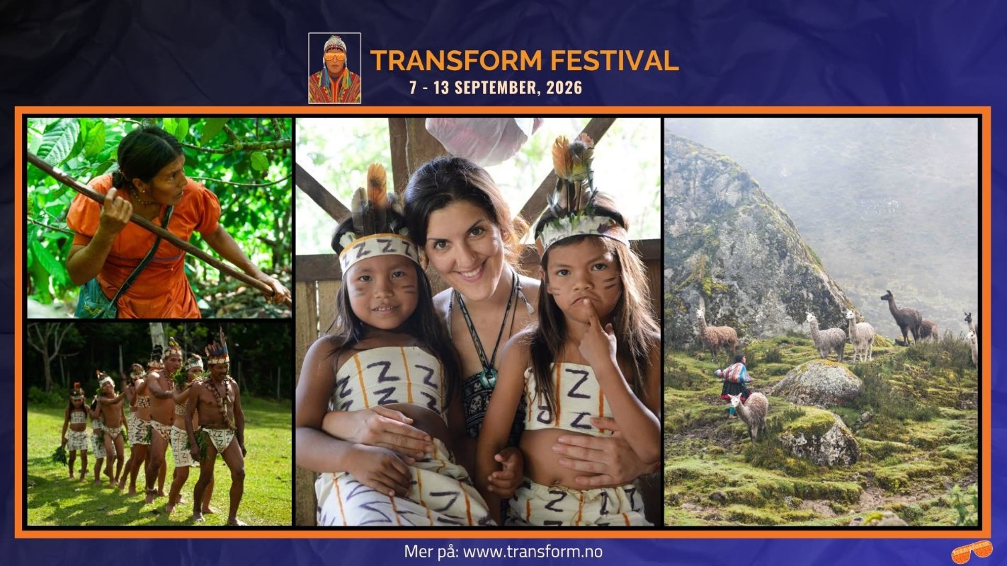 May be an image of text that says 'TRANSFORM FESTIVAL 7 7-13 -13SEPTEMBER,202 13 SEPTEMBER, 2026 Z 의로로 知山畫 Mer pa: www.transform.no www.'