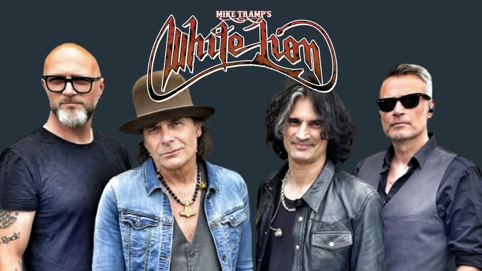 May be an image of 4 people, guitar and text that says 'ฟอห lun wom MIKETRAMP'S Rack!'