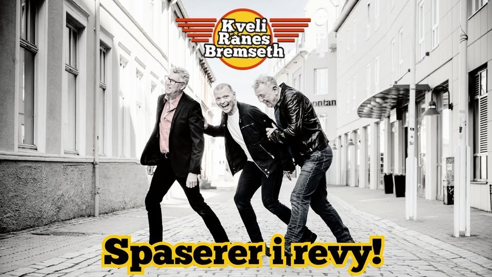 May be an image of text that says 'Kveli Bremseth Bremseth Ranes ontan tan Spaserer i revy!'