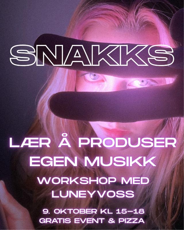 Workshop i musikkproduksjon - lær å lag egen musikk i Ableton!