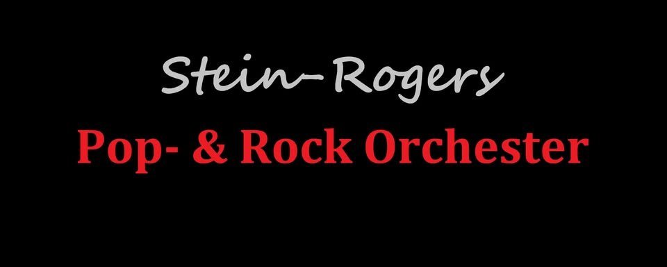 May be an image of trumpet and text that says 'Stein Stein-Rogers Rogers Pop- & Rock Orchester'