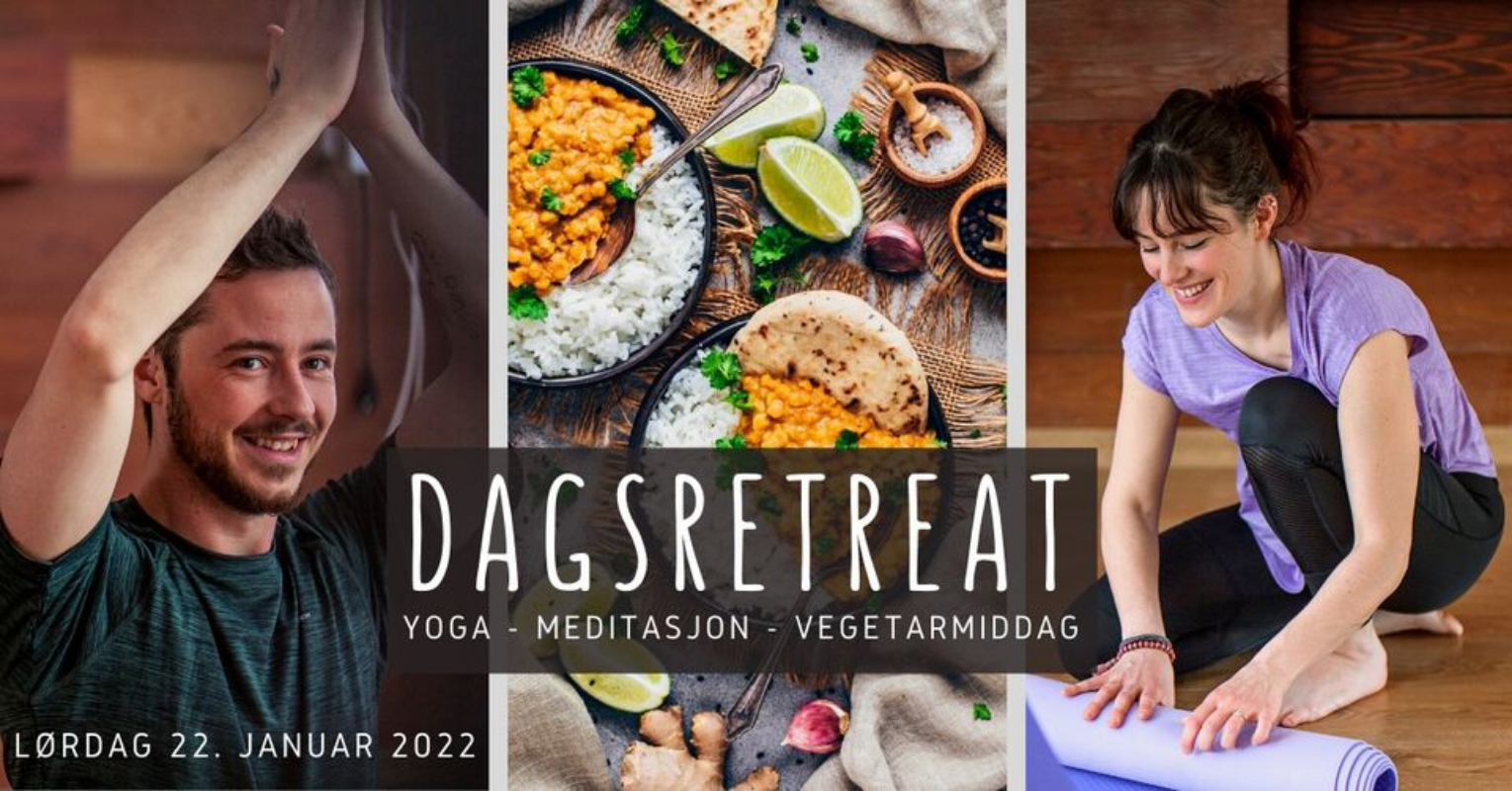 Dagsretreat | Meditasjon, Yoga & Vegetarmiddag