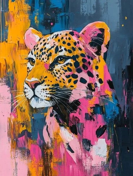 May be an illustration of snow leopard and big cat