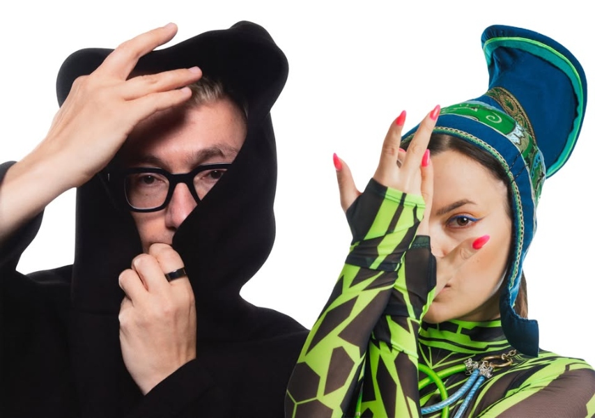 May be pop art of 2 people