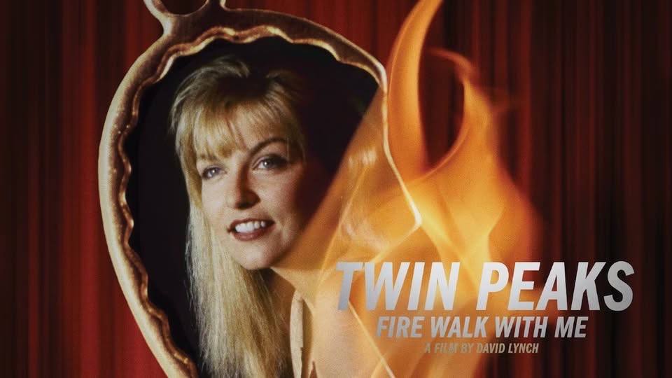 May be an image of text that says 'TWIN PEAKS FIRE WALK WITH FIREWALKWITHME ME AFILM BY DAVID DAVIDLYNCH LYNCH'