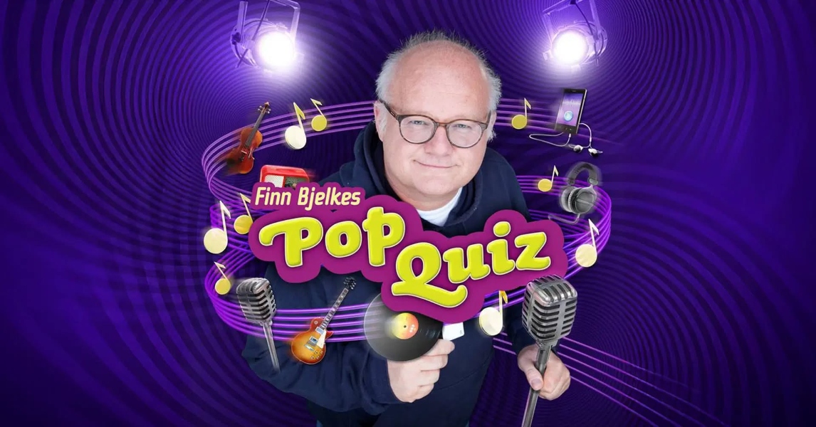 May be an image of 1 person and text that says 'FinnBjelkes Finn Bjelkes POP Quiz'