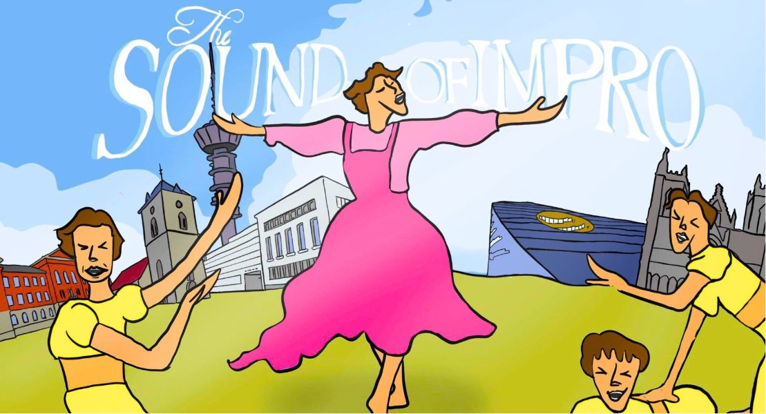 May be an image of saxophone and text