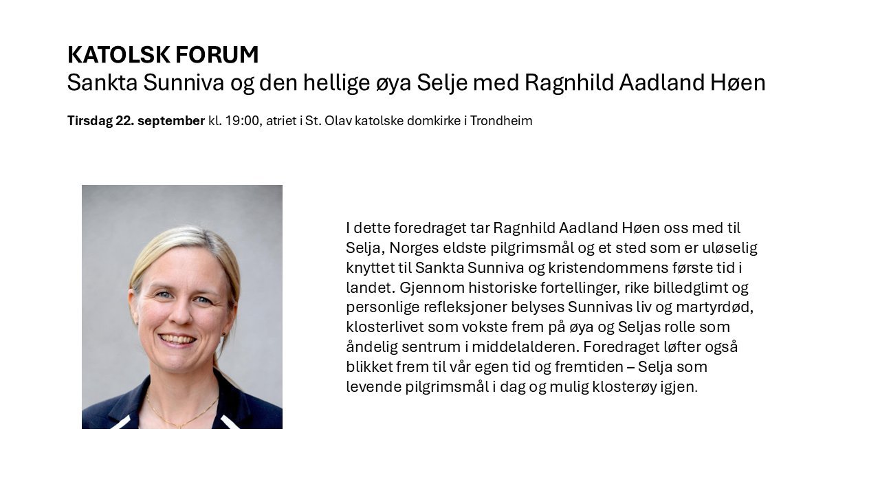 Plakat med informasjon om arrangementet.