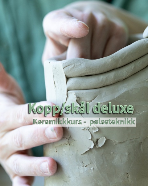 kopp/skål deluxe keramikkurs