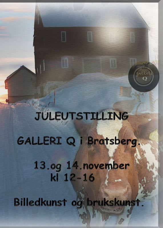 Galleri Q, Bratsberg Juleutstilling 13 - 14 November 2021