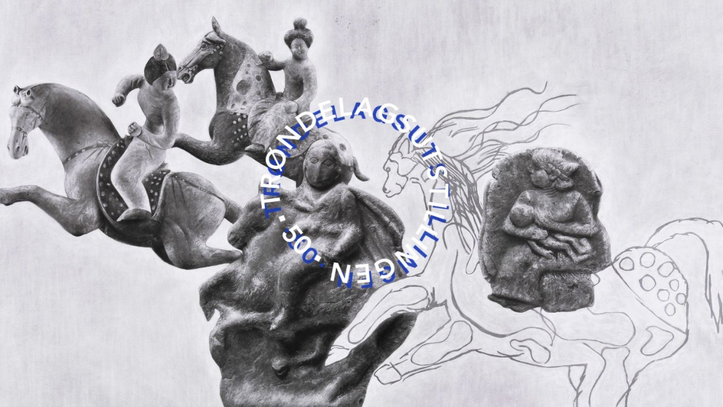 Ingri Haraldsen «Vi må beskytte det kjæreste vi har» (2025). Kulltegning, 293 x 150 cm.