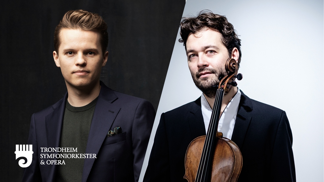 Portrettbilder av dirigent og solist