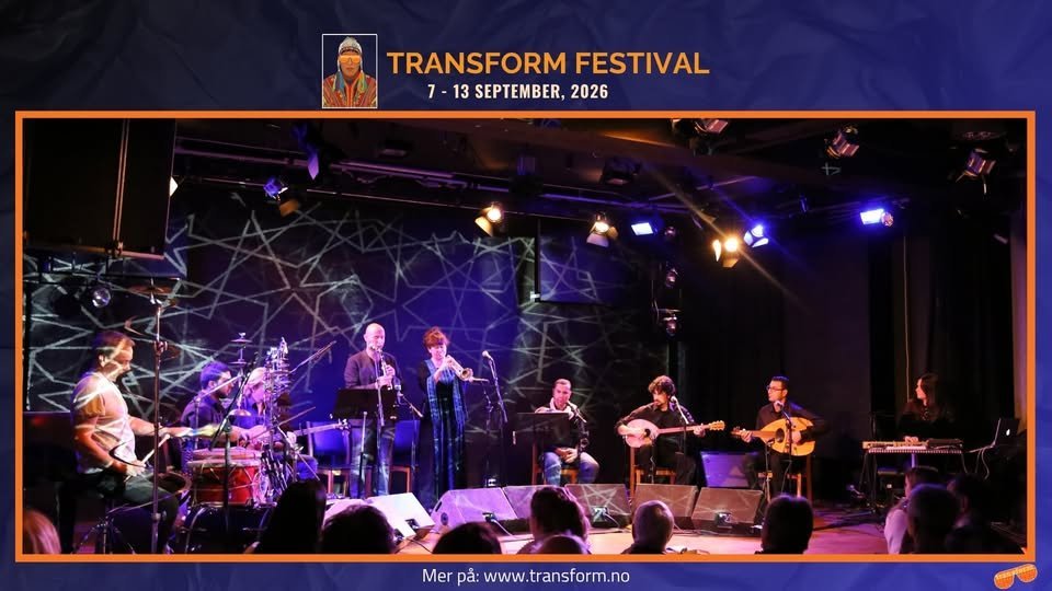 May be an image of text that says 'TRANSFORM FESTIVAL 7-13SEPTEMBER,2026 7 13 SEPTEMBER, 2026 Mer pa: www.transform.no www.'