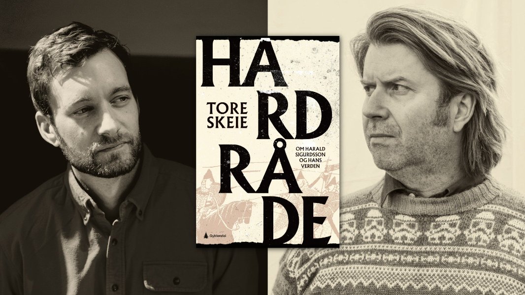 May be a graphic of one or more people, beard and text