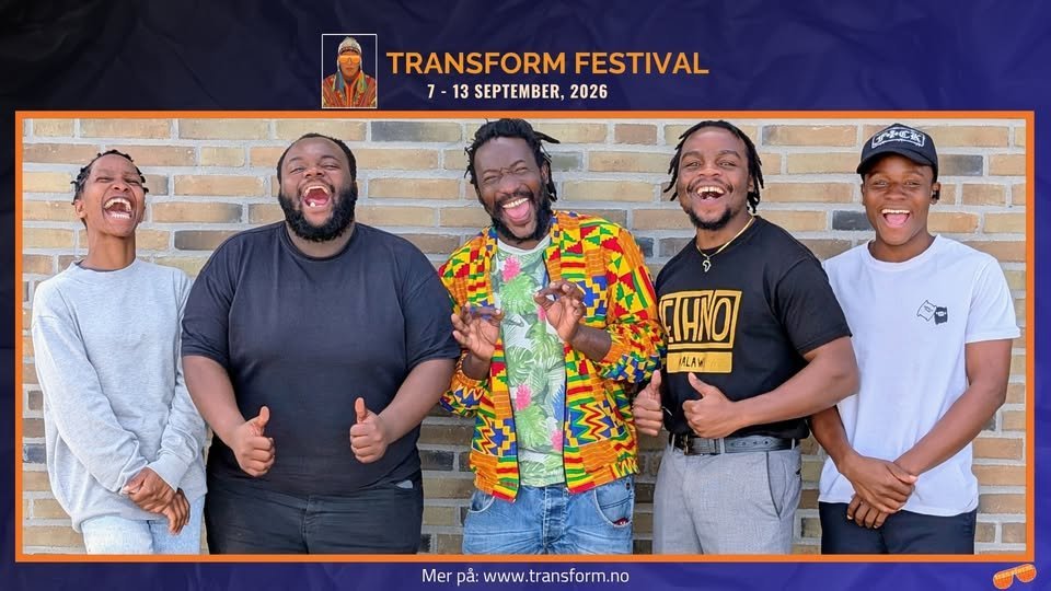 May be a graphic of text that says 'TRANSFORM TRANSFORMFESTIVAL FESTIVAL 7-13SEPTEMBER,2026 7 13 SEPTEMBER, 2026 CHNO MALAW Mer pa: www. www.transform.no'