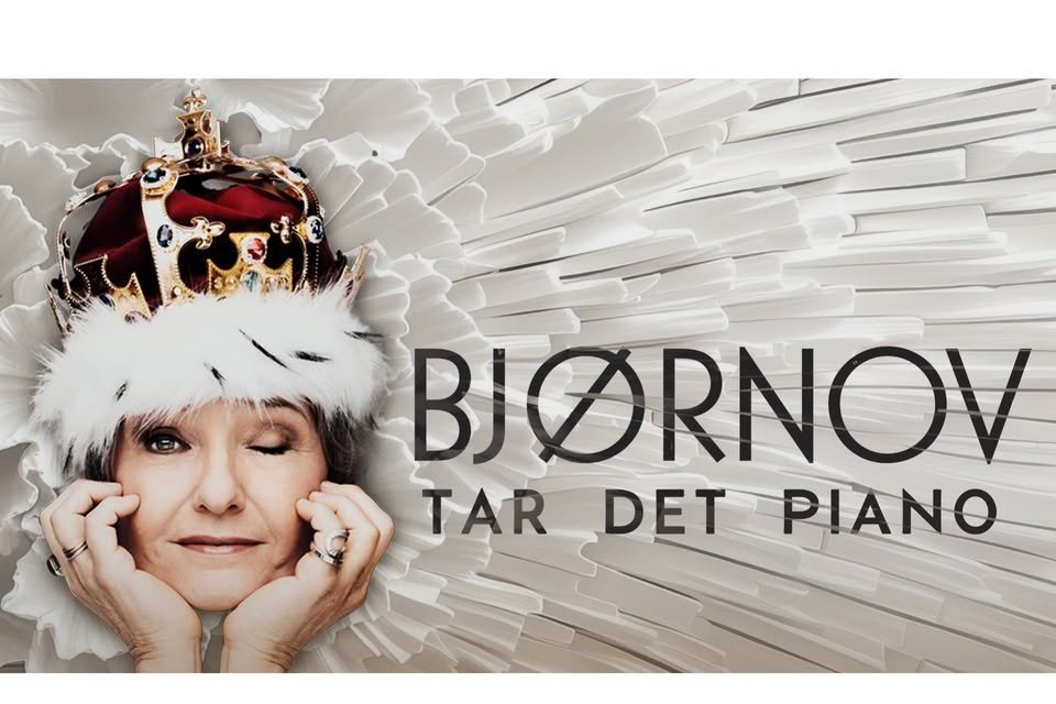 May be an image of piano and text that says 'BJORNOV TAR DET PIANO'