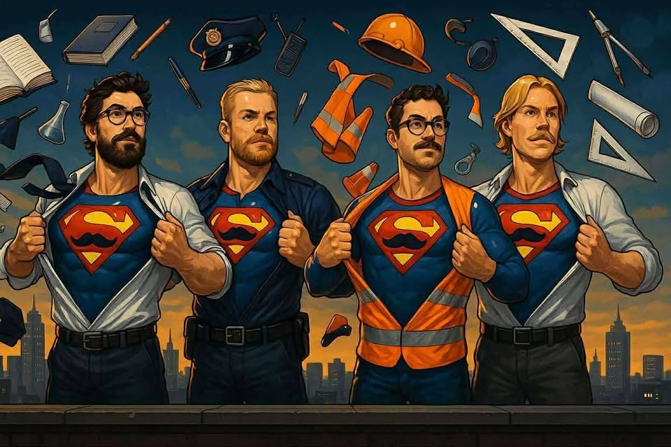 May be an image of Superman and text