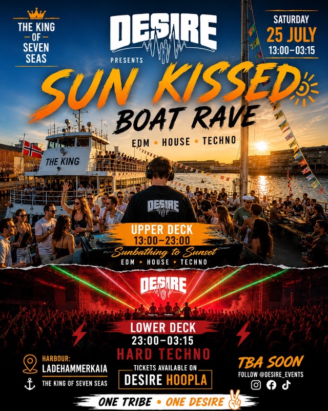 DESIRE SUNKISSED BOAT RAVE
