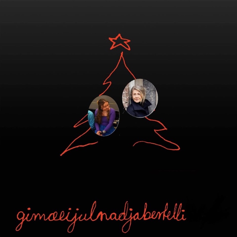 May be a graphic of gingerbread biscuit, christmas tree and text