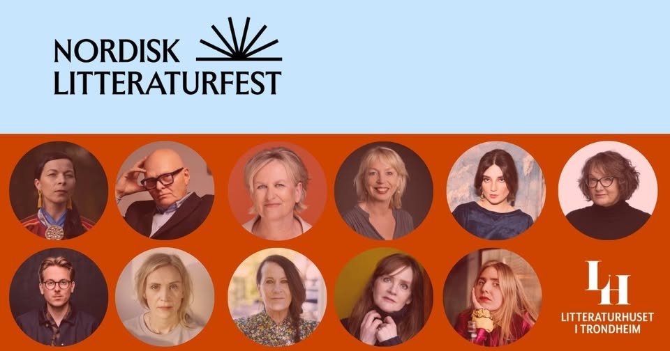 May be an image of text that says 'NORDISK LITTERATURFEST LITTERATURHUSET ITRONDHEIM'