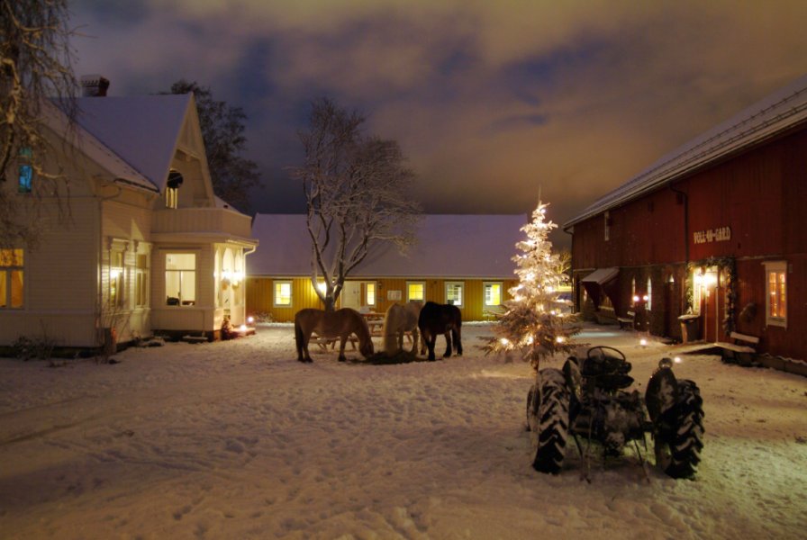 Åpen gårdskafé og julemarked