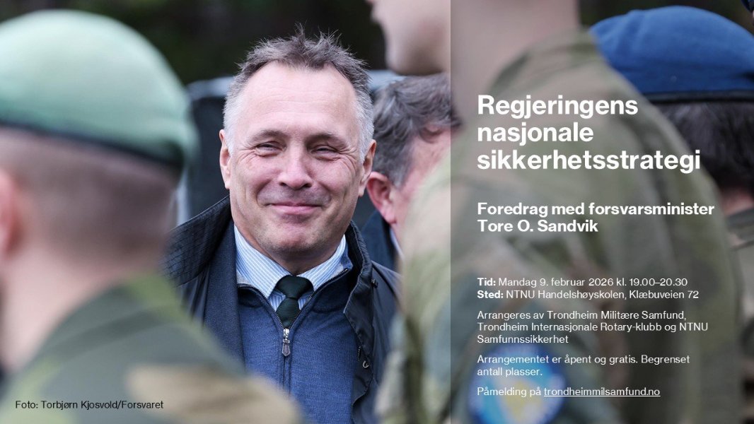 Forsvarsminister Tore O. Sandvik