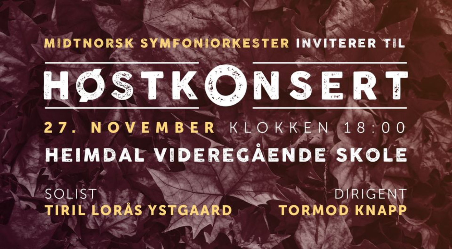 Høstkonsert med Midtnorsk Symfoniorkester