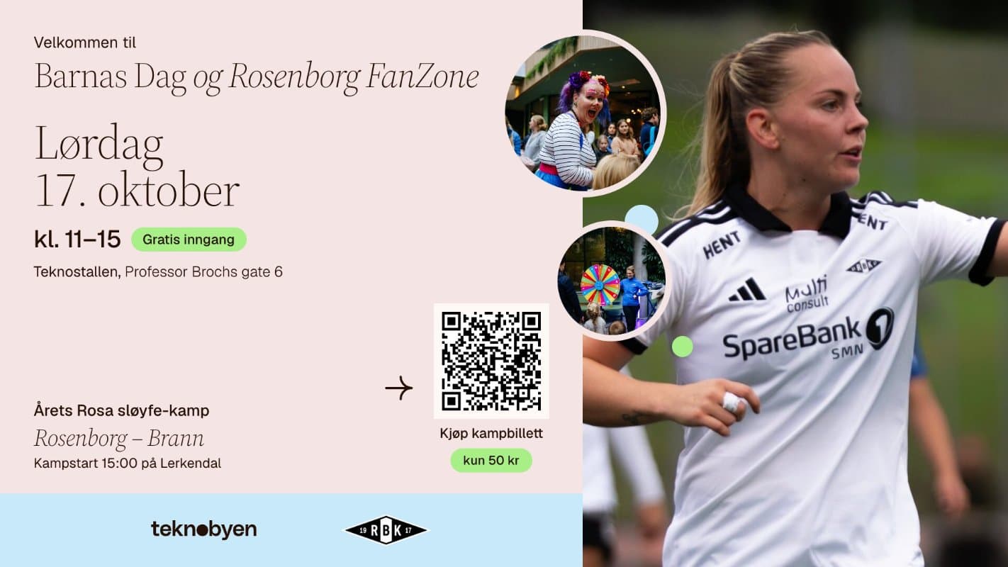 Barnas Dag og Rosenborg Fanzone 17.oktober 2026