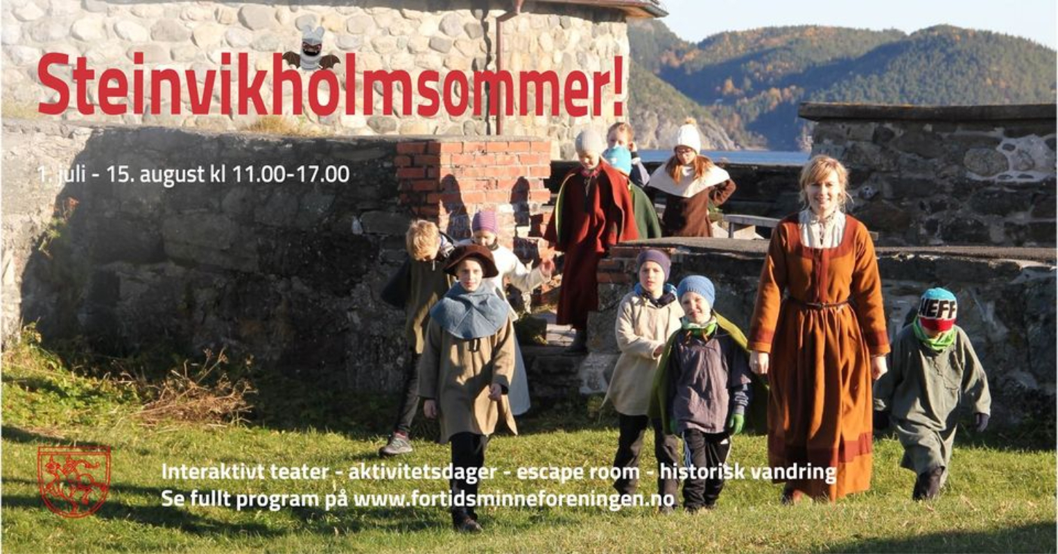 Velkommen til en spennende sommer på Steinvikholm slott!